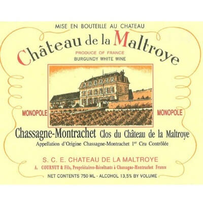 Maltroye Chassagne-Montrachet 1er Cru Clos du Chateau de la Maltroye Rouge 2022 (12x75cl)
