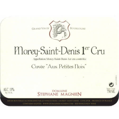 Stephane Magnien Morey-Saint-Denis 1er Cru Cuvee Aux Petites Noix 2022 (6x75cl)