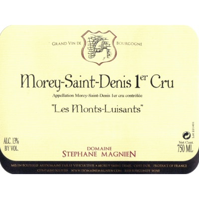 Stephane Magnien Morey-Saint-Denis 1er Cru Les Monts Luisants Rouge 2022 (6x75cl)