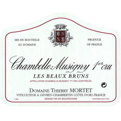 Thierry Mortet Chambolle-Musigny 1er Cru Aux Beaux Bruns 2022 (6x75cl)