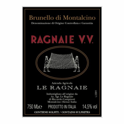 Le Ragnaie Brunello di Montalcino Ragnaie VV 2016 (6x75cl)