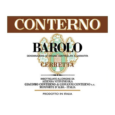 Giacomo Conterno Barolo Cerretta 2017 (1x150cl)