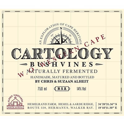 Alheit Vineyards Cartology Bush Vines 2023 (6x75cl)
