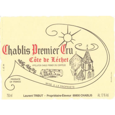 Laurent Tribut Chablis Cote de Lechet 2022 (12x75cl)