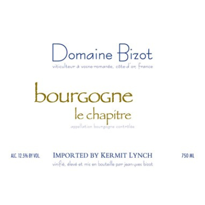 Bizot Bourgogne Le Chapitre 2022 (1x75cl)