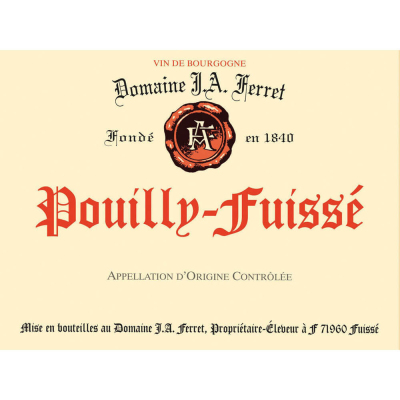 Ferret Pouilly Fuisse Clos des Prouges Tete de Cru 2022 (6x75cl)