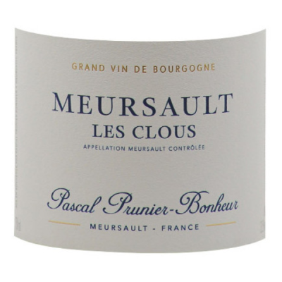 Pascal Prunier-Bonheur Meursault Clous 2022 (6x75cl)