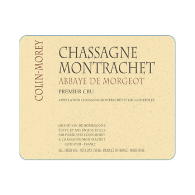 Pierre-Yves Colin-Morey Chassagne-Montrachet 1er Cru Abbaye Morgeot 2022 (6x75cl)