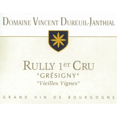 Vincent Dureuil Janthial Rully  1er Cru Gresigny Vv 2022 (6x75cl)