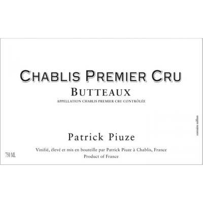 Patrick Piuze Chablis 1er Cru Butteaux 2022 (12x75cl)
