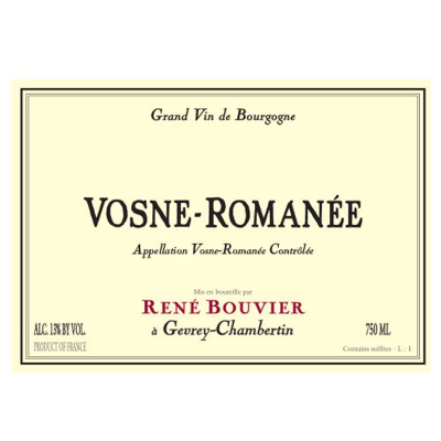 Rene Bouvier Vosne-Romanee 2022 (12x75cl)