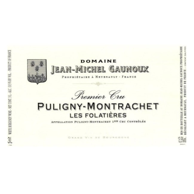 Jean-Michel Gaunoux Puligny-Montrachet 1er Cru Les Folatieres 2022 (6x75cl)