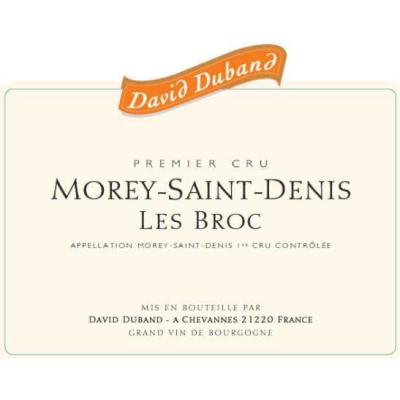 David Duband Morey-Saint-Denis 1er Cru Les Broc 2022 (6x75cl)