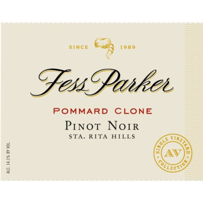 Fess Parker Pommard Clone Pinot Noir 2018 (6x75cl)
