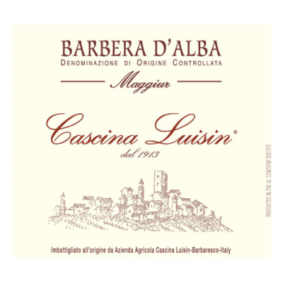 Cascina Luisin Barbera Alba Maggiur 2018 (6x75cl)
