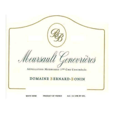 Bernard Bonin Meursault 1er Cru Les Genevrieres 2022 (4x75cl)