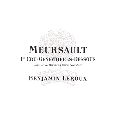 Benjamin Leroux Meursault 1er Cru Genevrieres Dessous 2022 (1x150cl)