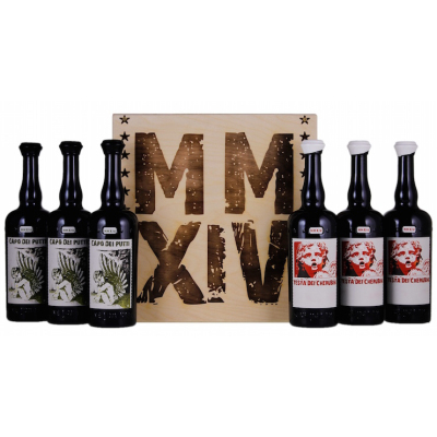 Sine Qua Non - Syrah Capo Dei Putti - Grenache Testa Dei Cherubini Assortment 2014 (6x75cl)