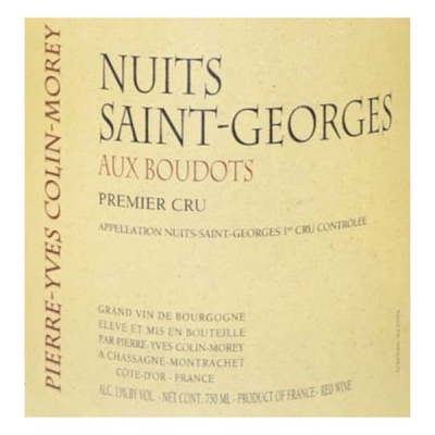 Pierre Yves Colin Morey Nuits-Saint-Georges 1er Cru Aux Boudots 2022 (6x75cl)