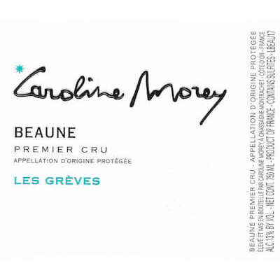 Caroline Morey Beaune 1er Cru Les Greves Rouge 2022 (12x75cl)
