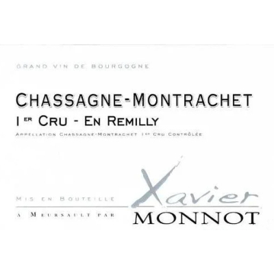 Xavier Monnot Chassagne-Montrachet 1er Cru En Remilly 2022 (12x75cl)