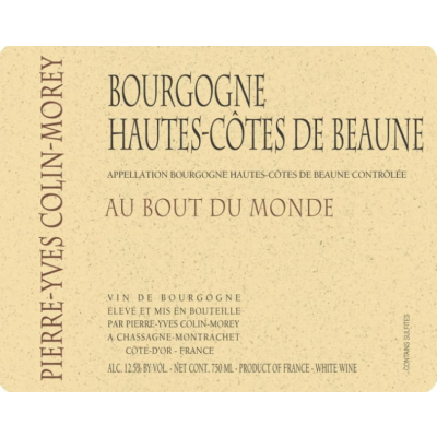 Pierre Yves Colin Morey Bourgogne Hautes Cotes de Beaune Au Bout du Monde 2022 (3x150cl)