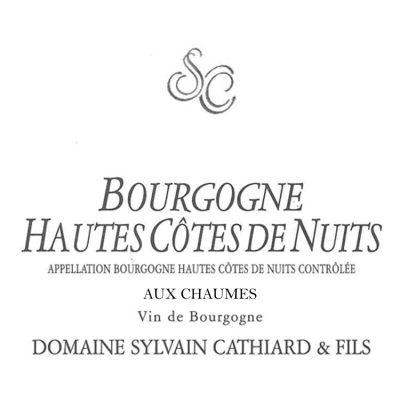 Sylvain Cathiard Bourgogne Hautes Cotes de Nuits Aux Chaumes 2022 (6x75cl)