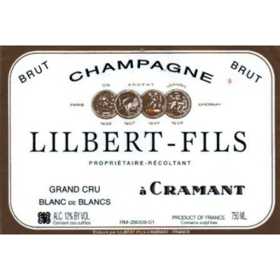 Lilbert-Fils Cramant Grand Cru Blanc de Blancs Brut NV NV (6x150cl)