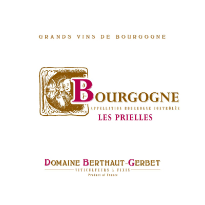 Berthaut-Gerbet Bourgogne Les Prielles 2022 (6x75cl)