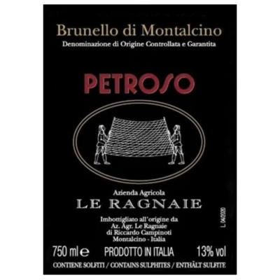 Le Ragnaie Brunello di Montalcino Petroso 2019 (6x75cl)