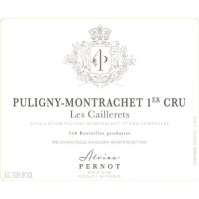 Alvina Pernot Puligny-Montrachet 1er Cru Le Cailleret 2022 (6x75cl)