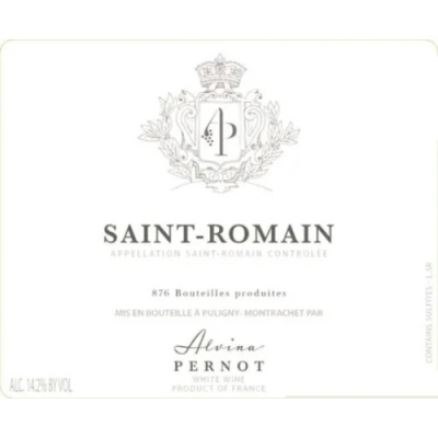 Alvina Pernot Saint-Romain Blanc 2022 (6x75cl)