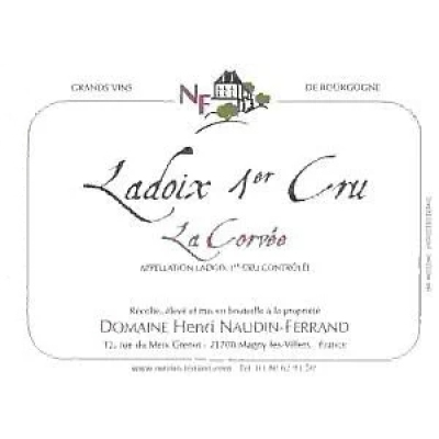 Henri Naudin-Ferrand (Claire Naudin) Ladoix 1er Cru La Corvee 2022 (12x75cl)