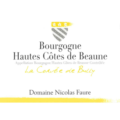 Nicolas Faure Bourgogne Hautes Cotes de Beaune La Corvee de Bully 2022 (3x75cl)