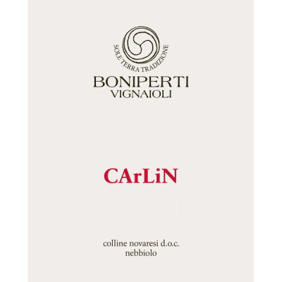 Boniperti Vignaioli, Carlin Nebbiolo, Colline Novaresi 2018 (6x75cl)