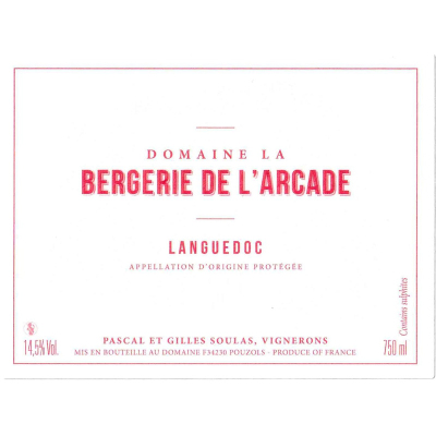 La Bergerie de l'Arcade Rouge 2021 (6x75cl)