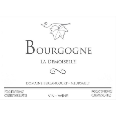 Berlancourt Bourgogne Cuvee la Demoiselle 2022 (6x75cl)