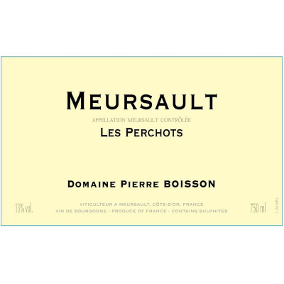 Pierre Boisson Meursault Les Perchots 2022 (12x75cl)