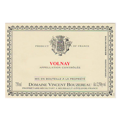 Vincent Bouzereau Volnay 2022 (6x75cl)