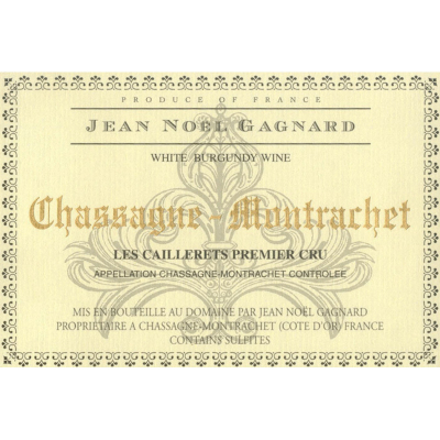 Jean-Noel Gagnard Chassagne-Montrachet 1er Cru Les Caillerets 2020 (6x75cl)